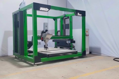 DELTASYS E FORMING Delivers Concrete 3D Printer to IIT Bombay